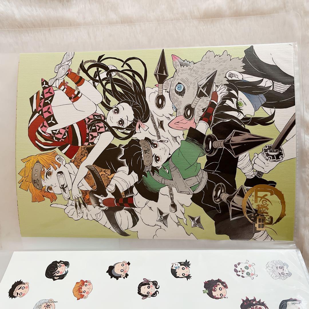 鬼滅の刃　原画展　箔押しイラストカード　コンプセット