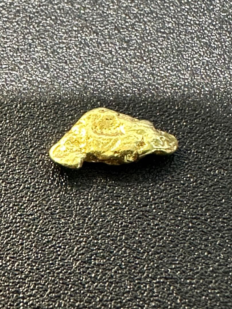 砂金　0.739g　自然金　アラスカユーコン産　ゴールドナゲット　砂金鑑別書付き