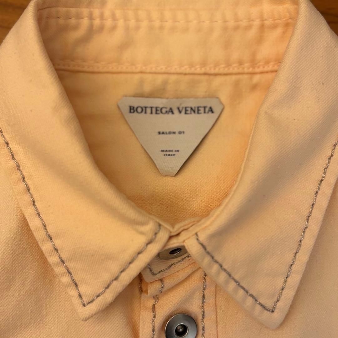 【BOTTEGA VENETA 】コットン半袖シャツジャケット