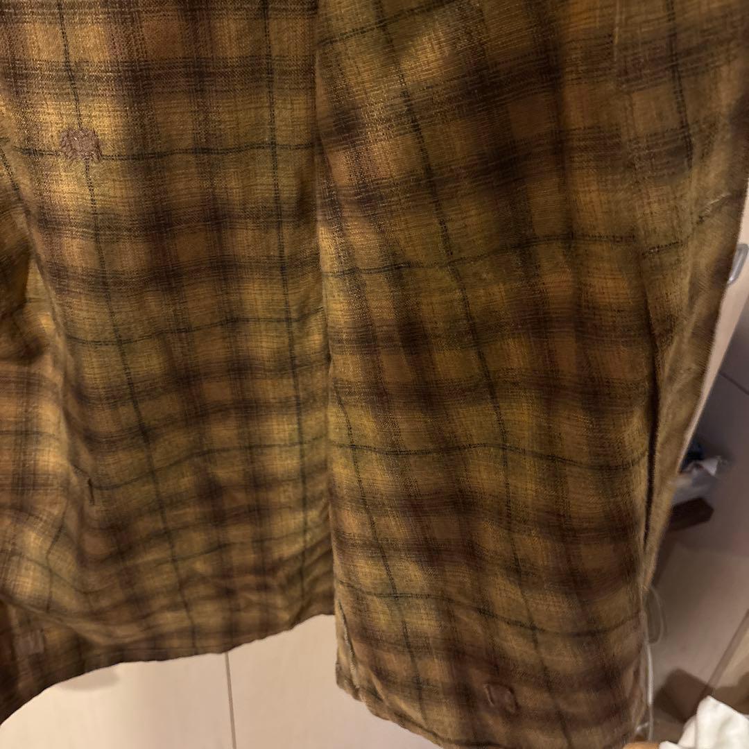 40s〜50s Sears The Men’s Store ウールシャツ黒金タグ