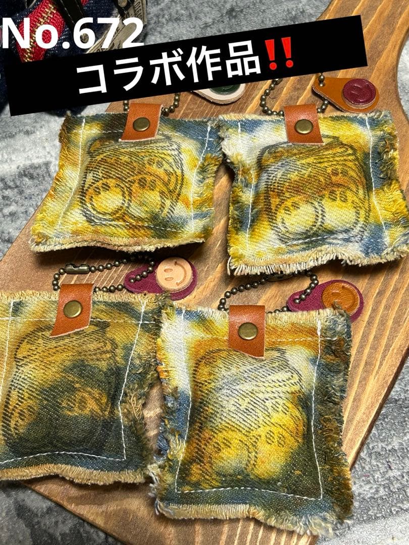 コラボ‼️染めデニムにこちゃん·͜· ꕤ︎︎タグ No.672
