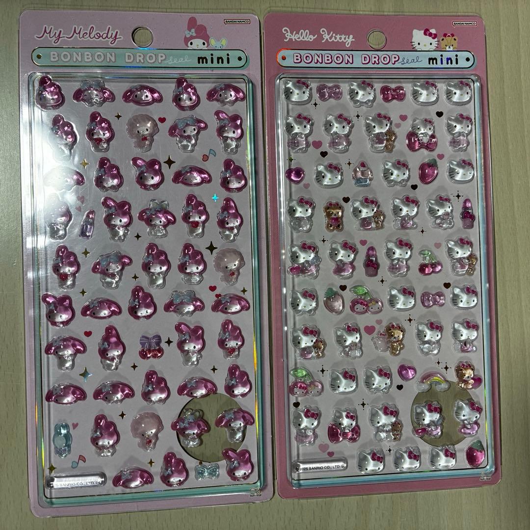 サンリオ　ボンボンドロップシール　ミニ　全種