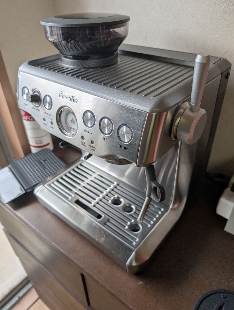 Breville エスプレッソマシン シルバー