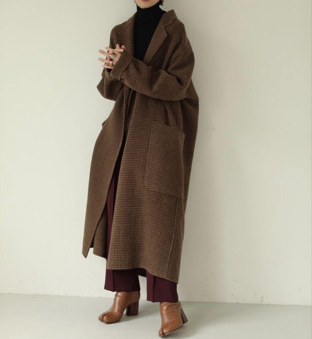 TODAYFUL オーバーチェックコート　36サイズ