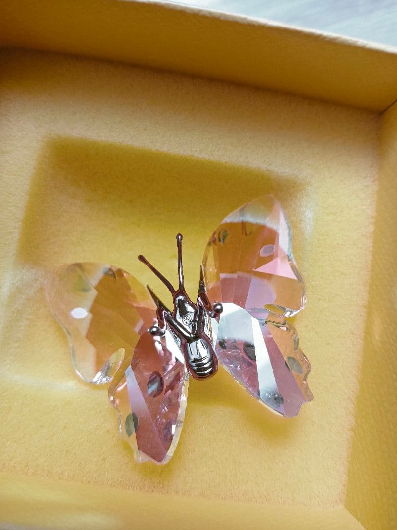 ☆スワロフスキー バタフライ 置物☆