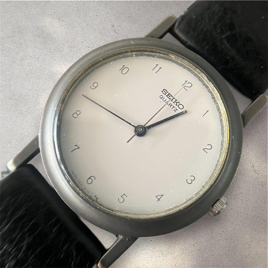 SEIKO シャリオ 腕時計 ウォーツー 80’年代物 7431-6100