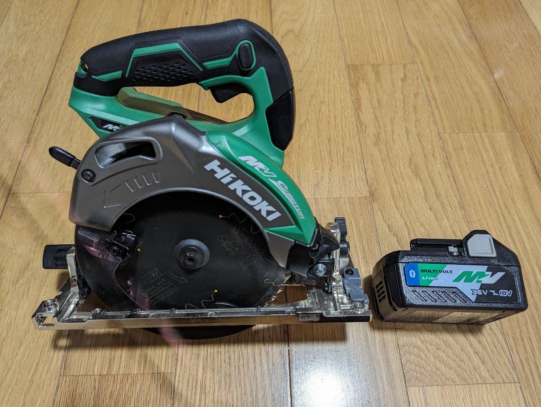 HiKOKIコードレス丸のこ165mm C3606DA バッテリー付き