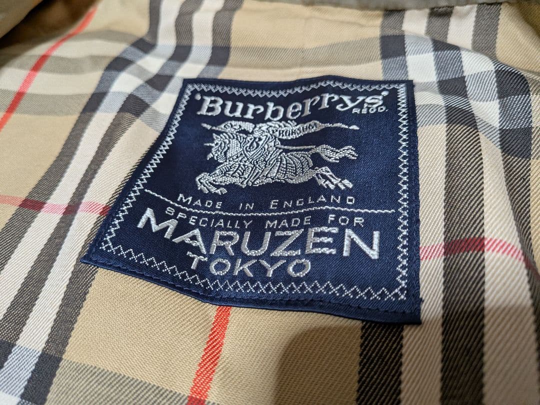 英国製 バーバリーズ　トレンチコート メンズ-M