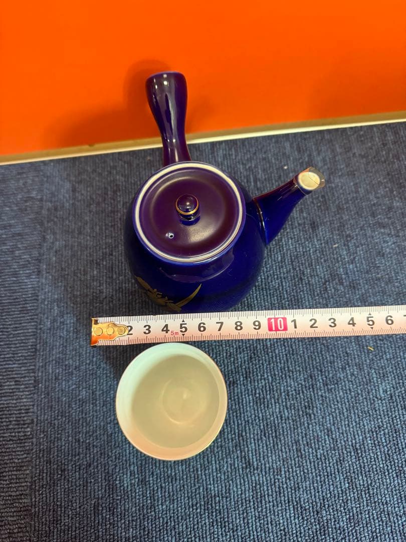 1971 深川製磁　金彩　茶器セット　急須1客　湯呑5客