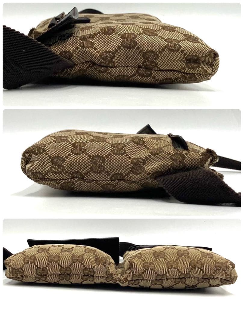 GUCCI GGキャンバス ボディバッグ ウエストバッグ 28566 グッチ