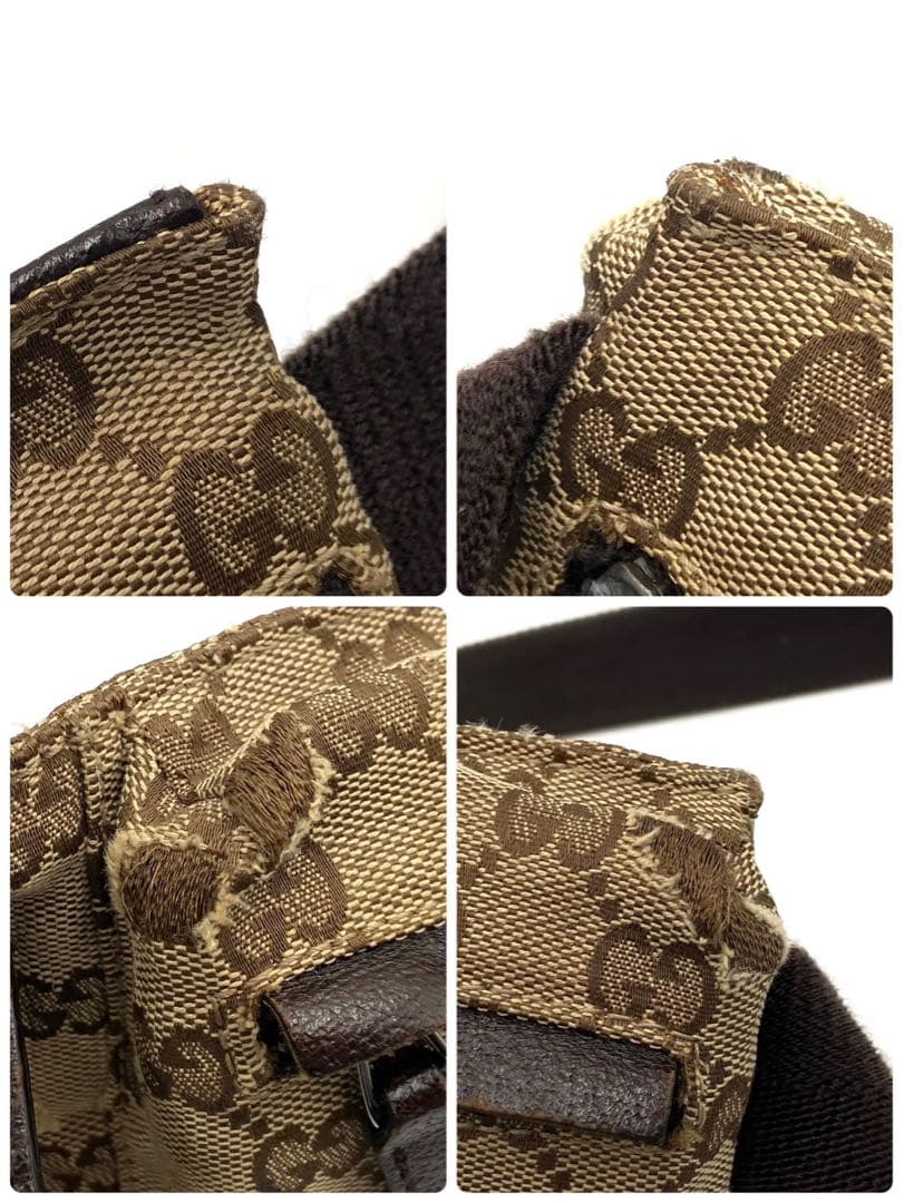 GUCCI GGキャンバス ボディバッグ ウエストバッグ 28566 グッチ