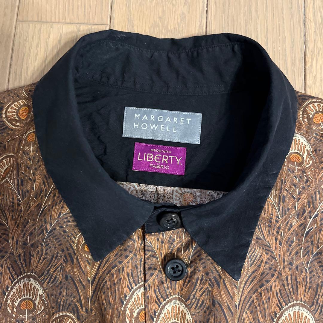 MARGARET HOWELL 羽柄 半袖シャツ