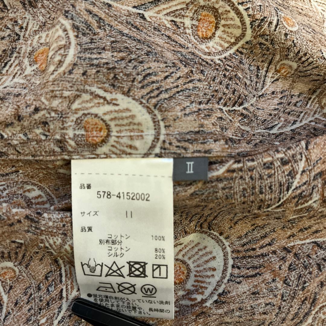 MARGARET HOWELL 羽柄 半袖シャツ