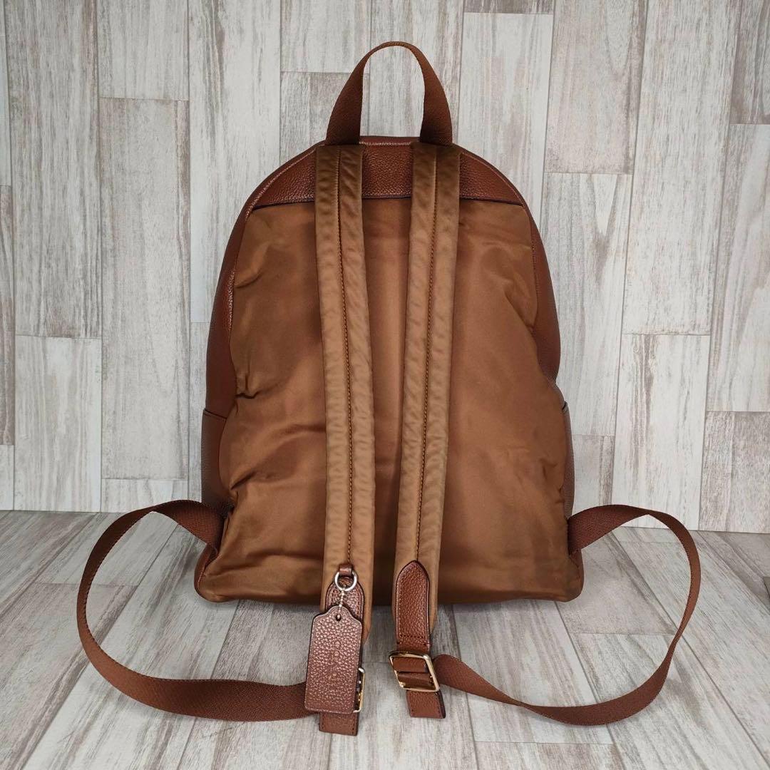 50 COACH コーチ　レザー　リュックサック　バッグパック