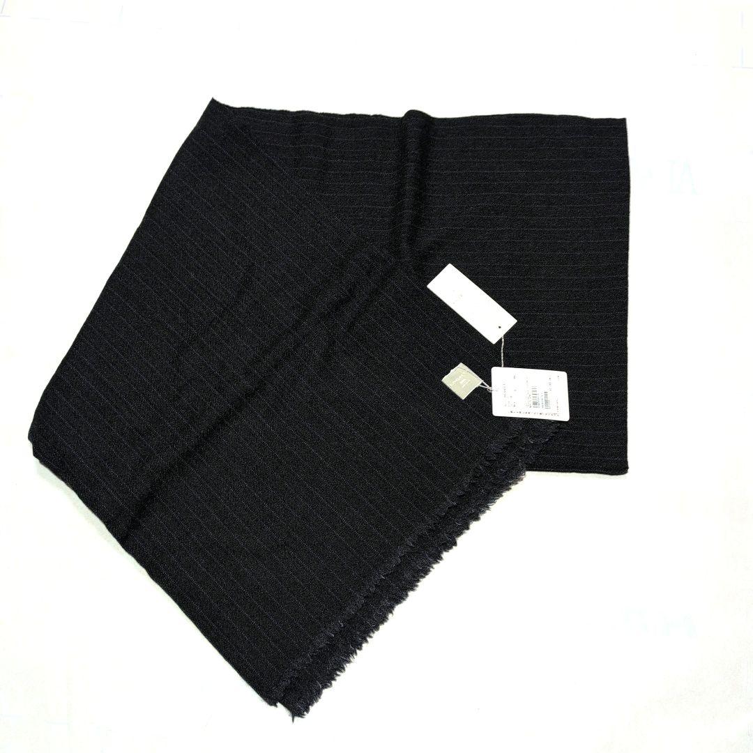 LOCALLY ウールマフラー ダークグレー