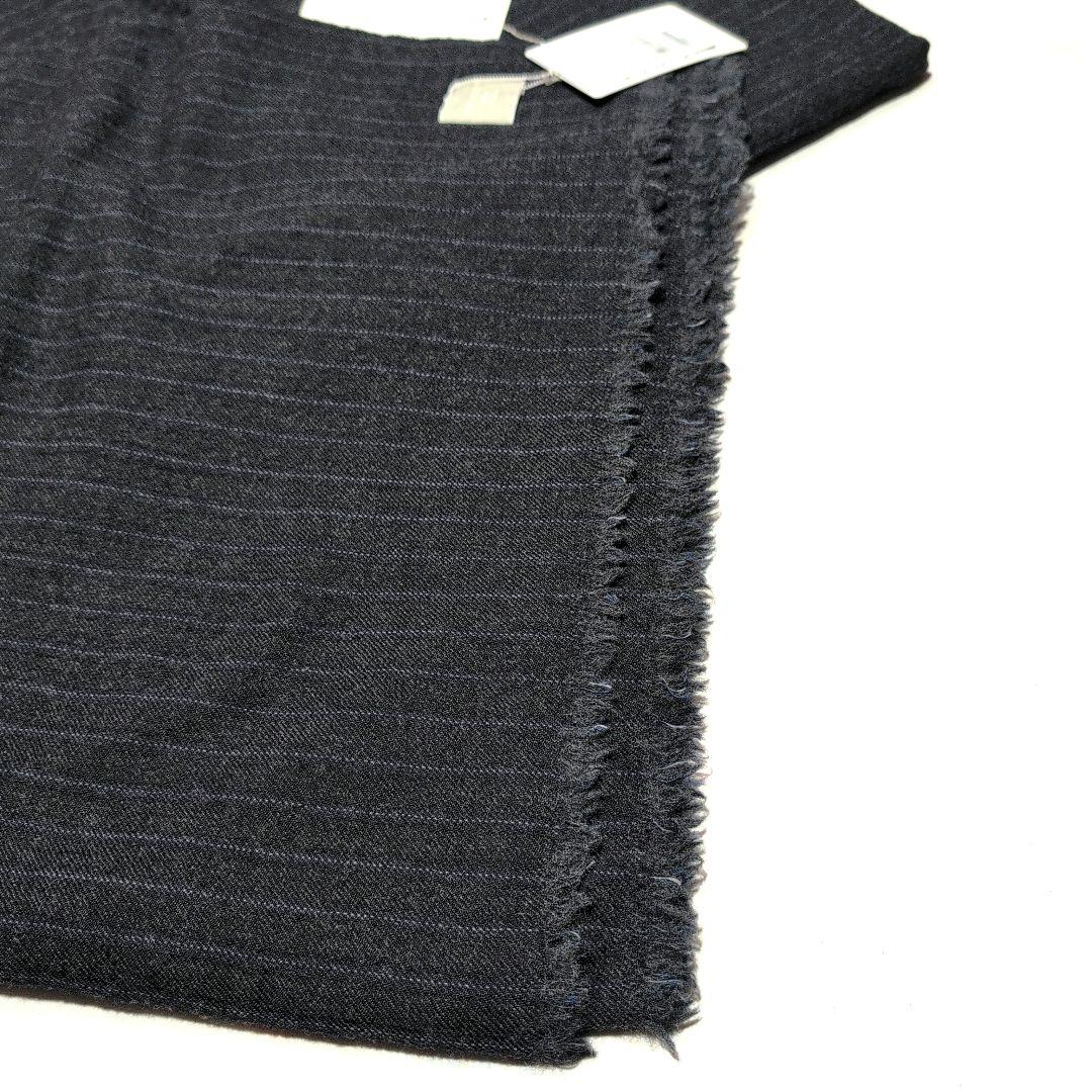 LOCALLY ウールマフラー ダークグレー