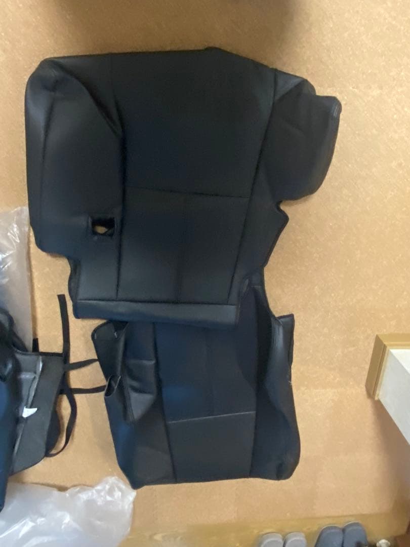 合皮シートカバー黒　アル＆ヴェルファイア20７人乗り用　ジャンク