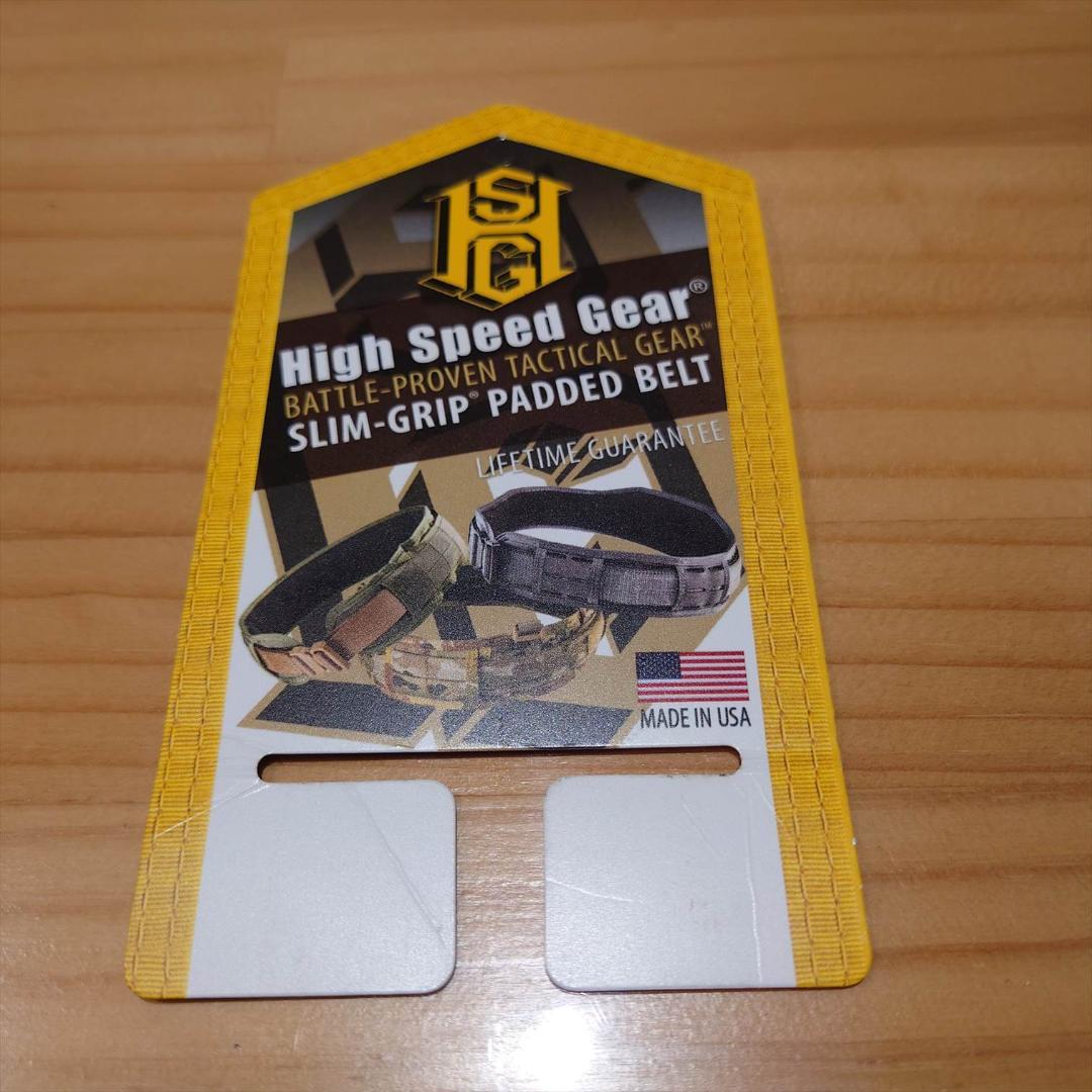 【実物・新品未使用】ハイスピードギア MOLLEベルトパッド US−M ブラック