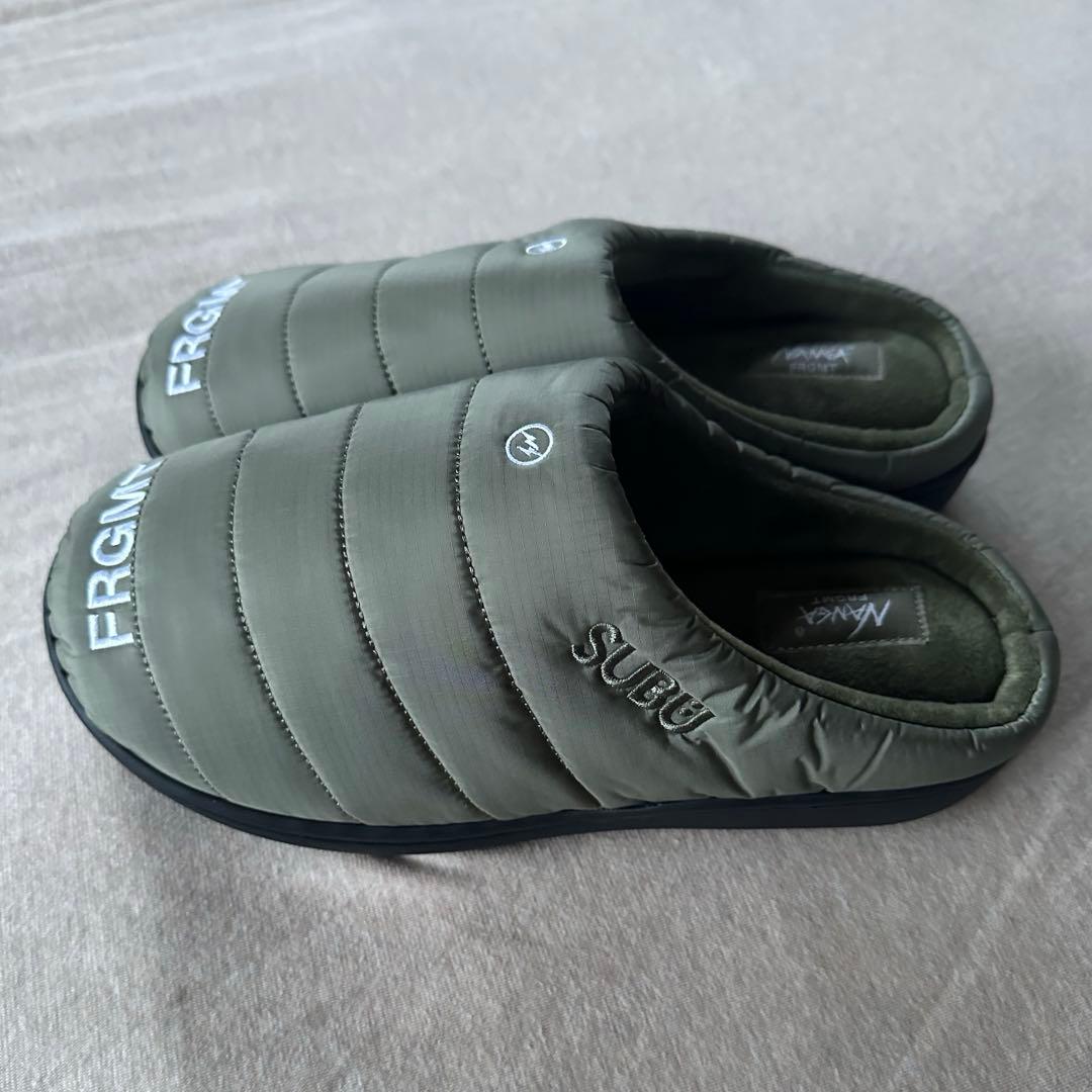 1新品 NANGA FRAGMENT SUBU ウィンター サンダル カーキ