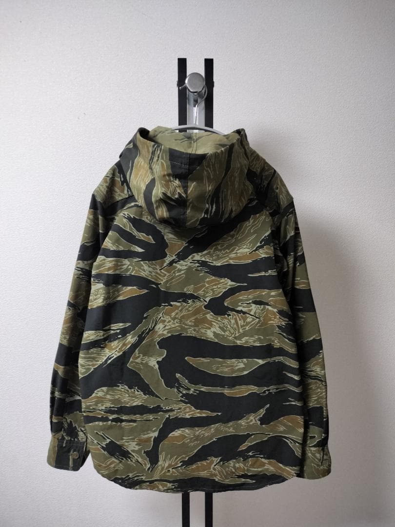 ササフラス/タイガーカモプルオーバーマウンテンジャケット/60・40クロス日本製