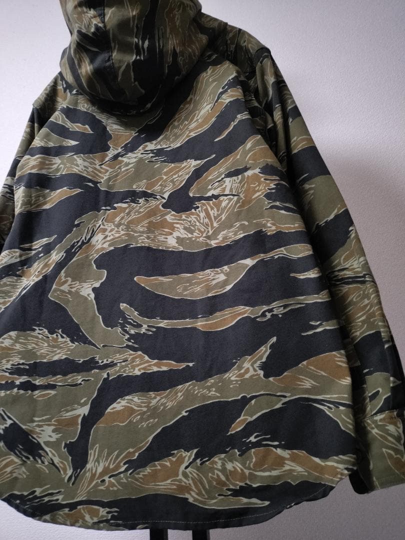 ササフラス/タイガーカモプルオーバーマウンテンジャケット/60・40クロス日本製