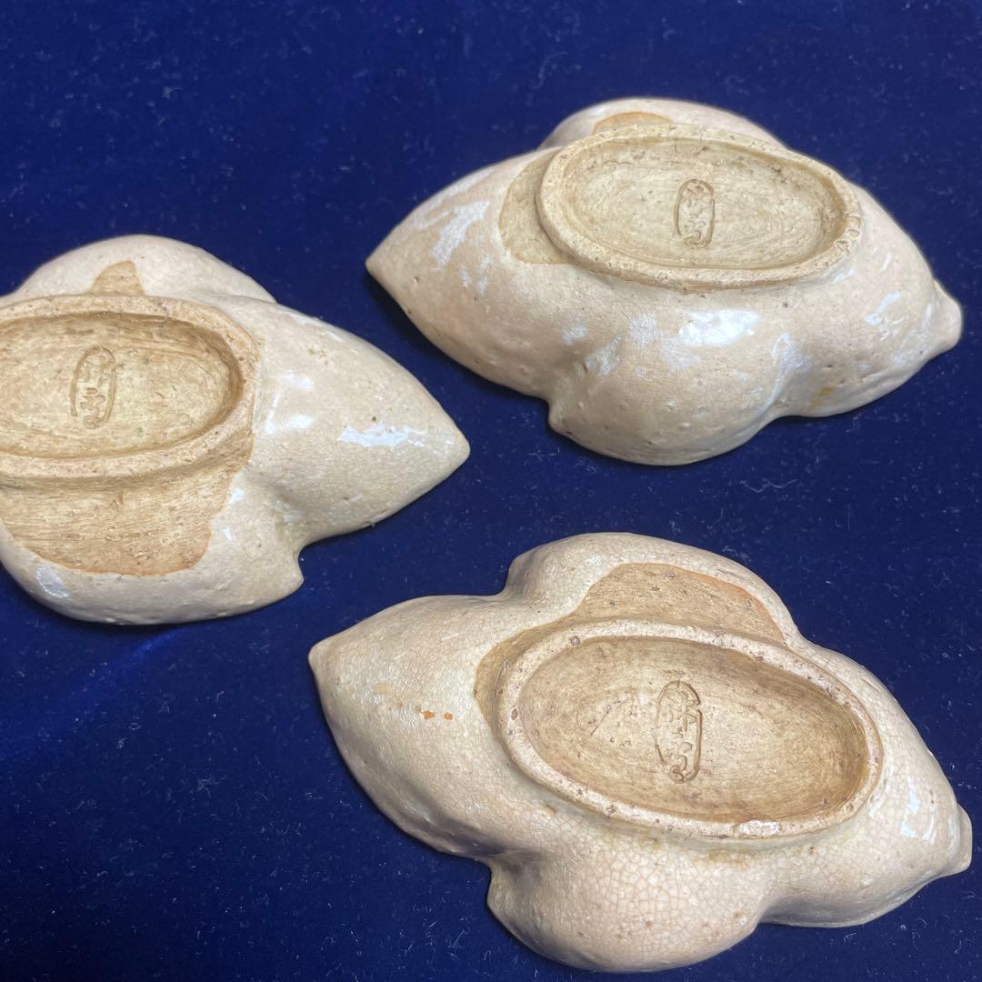 10代人間国宝.三輪休雪の向付三つ