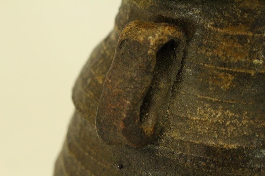 茶道具 瀬戸伊賀 花入 古美術(ZE736)