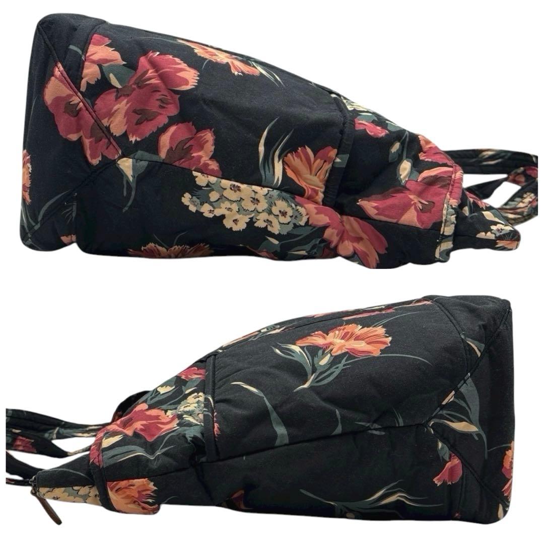 美品◎ラルフローレン 肩かけ可 ボストンバッグ 大型トート ポニー 花柄 男女可