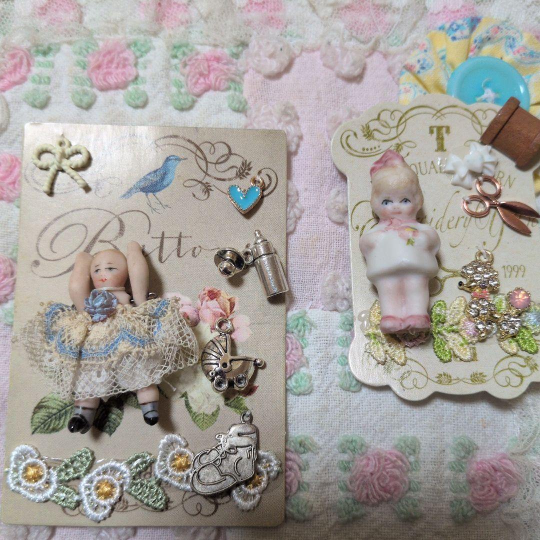 ミニチュアビスクドール2点セット♥最終値下げ