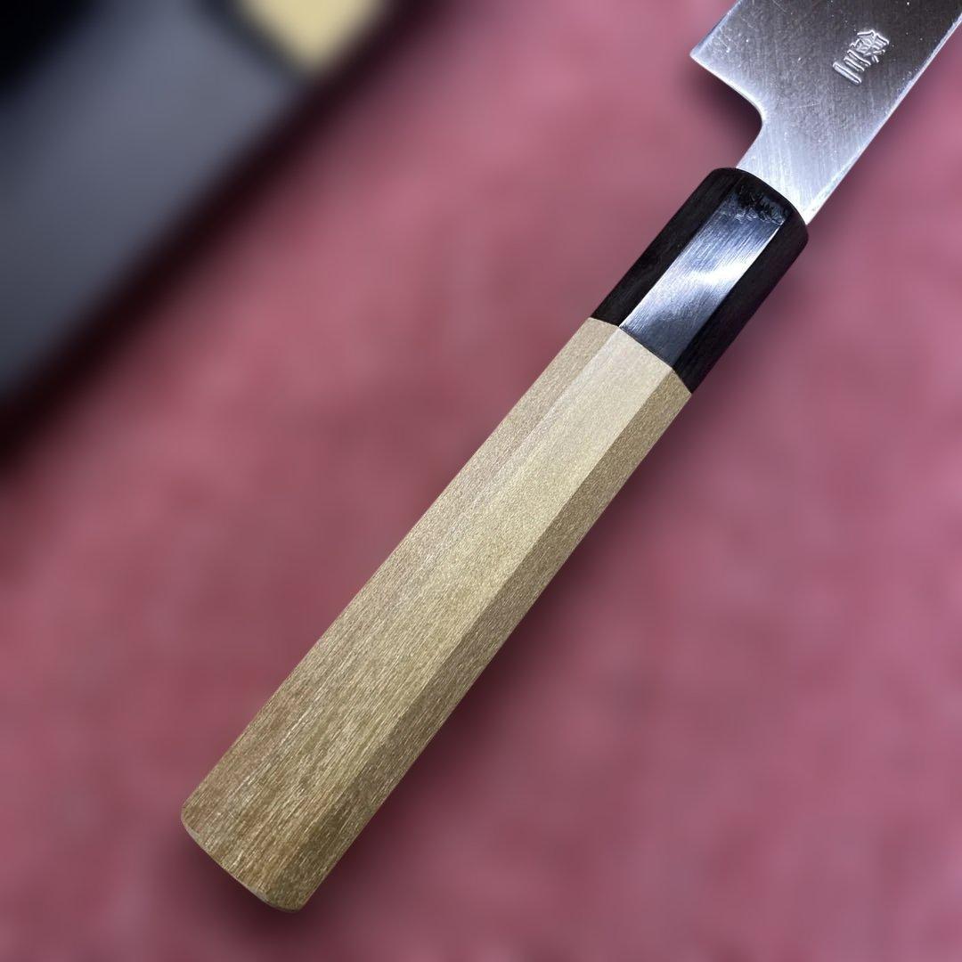 銀三　勘所切付柳刃包丁　240㎜ 8寸