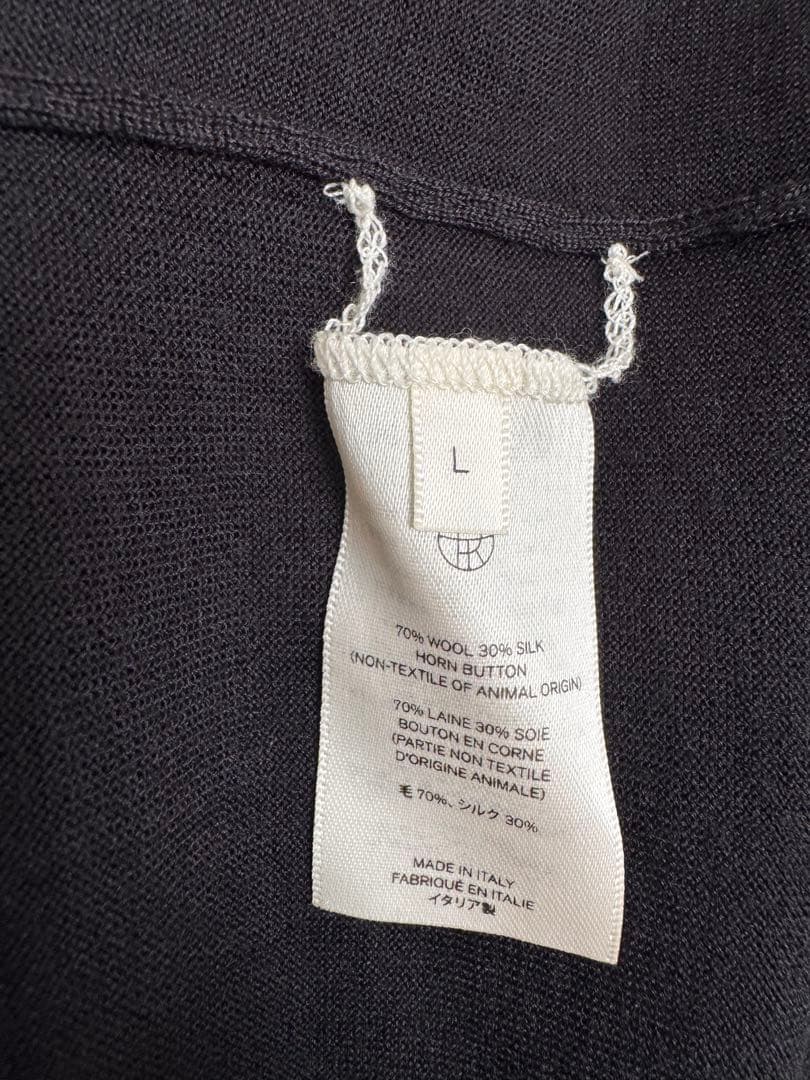 ザロウTHE ROWメンズ ウールシルクニットBLACK