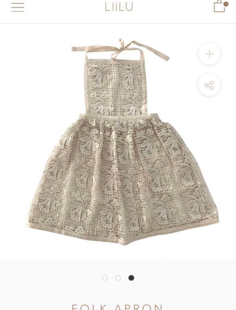 ワンピース LiiLU folk apron 6y