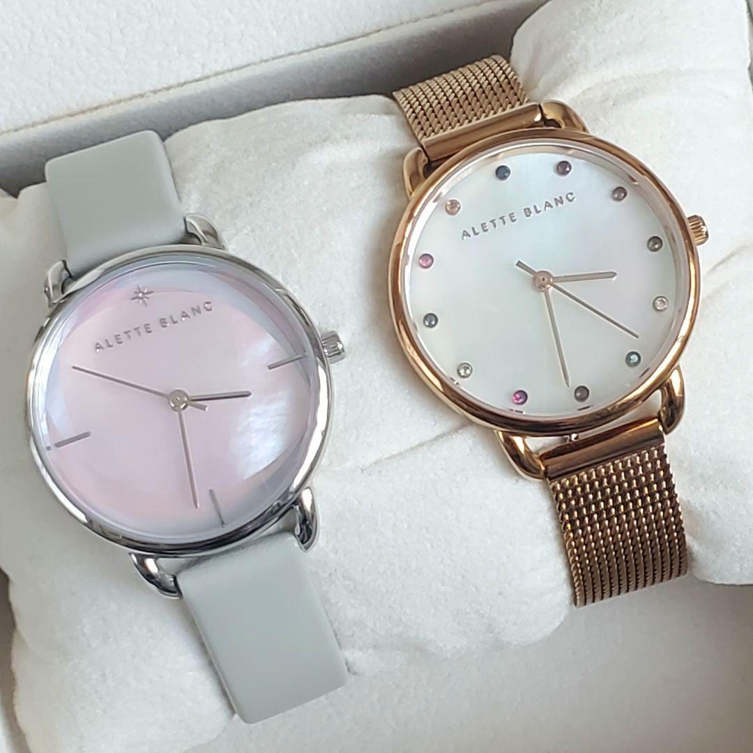 美品 ALETTE BLANC レディース腕時計 2本セット