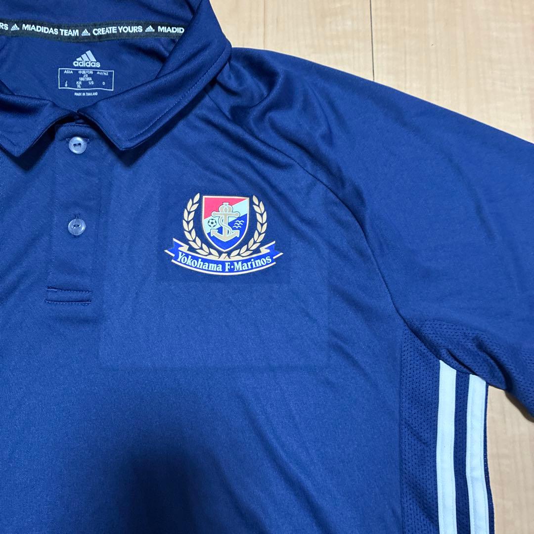 横浜F・マリノス adidas ネイビー ポロシャツ＆ショーツ セット