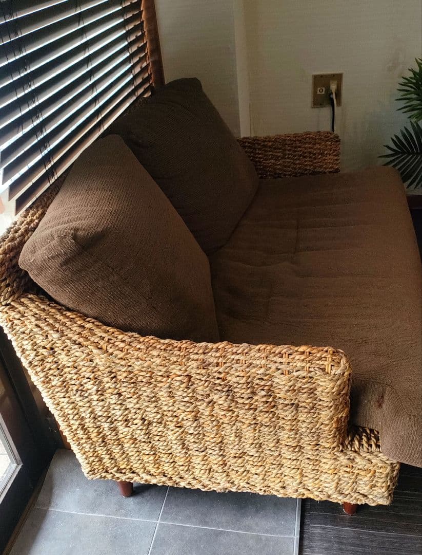 アジアンテイスト★ヒヤシンスソファ2人掛