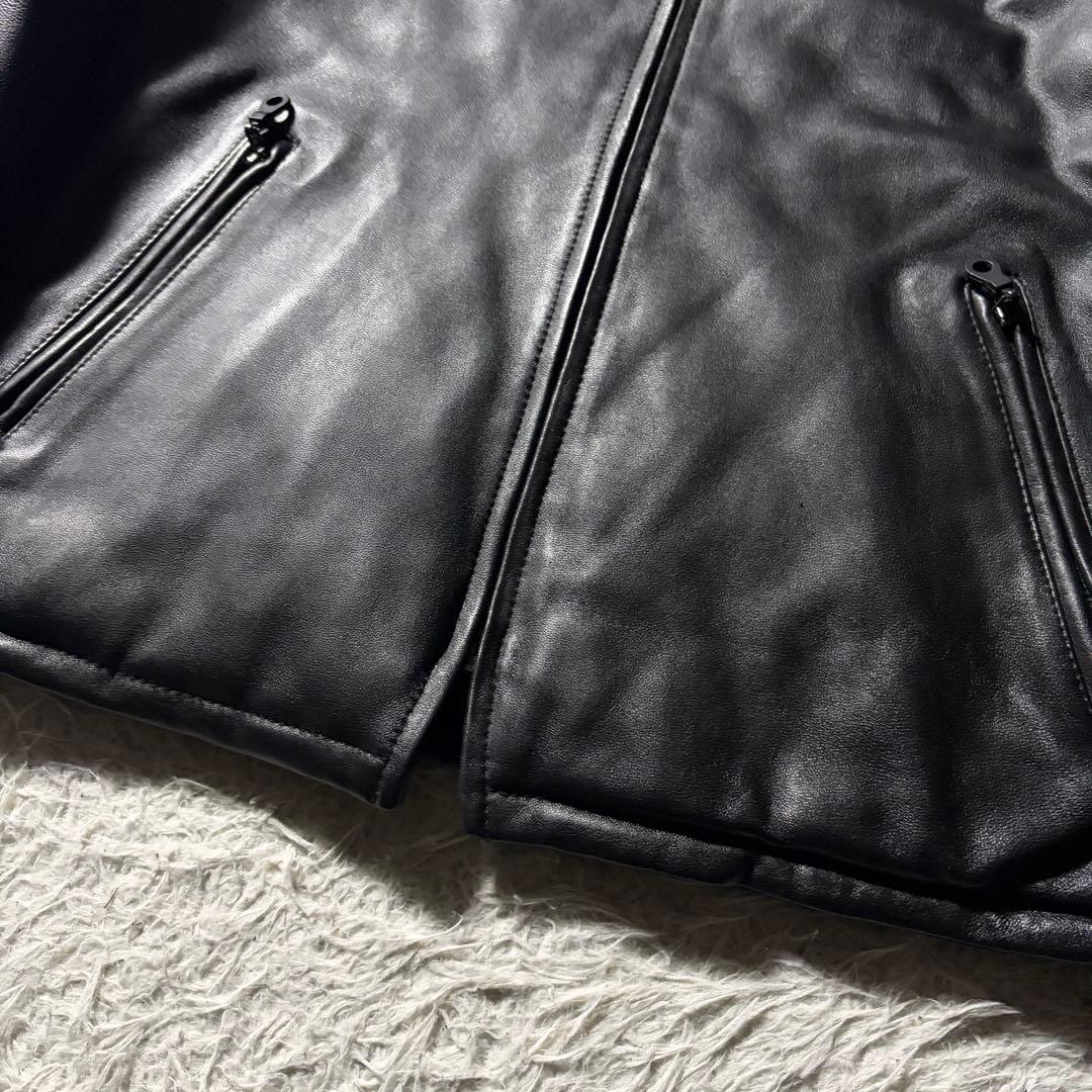 I*.様 美品■schott ライダースジャケット　リバーシブル　キルティング