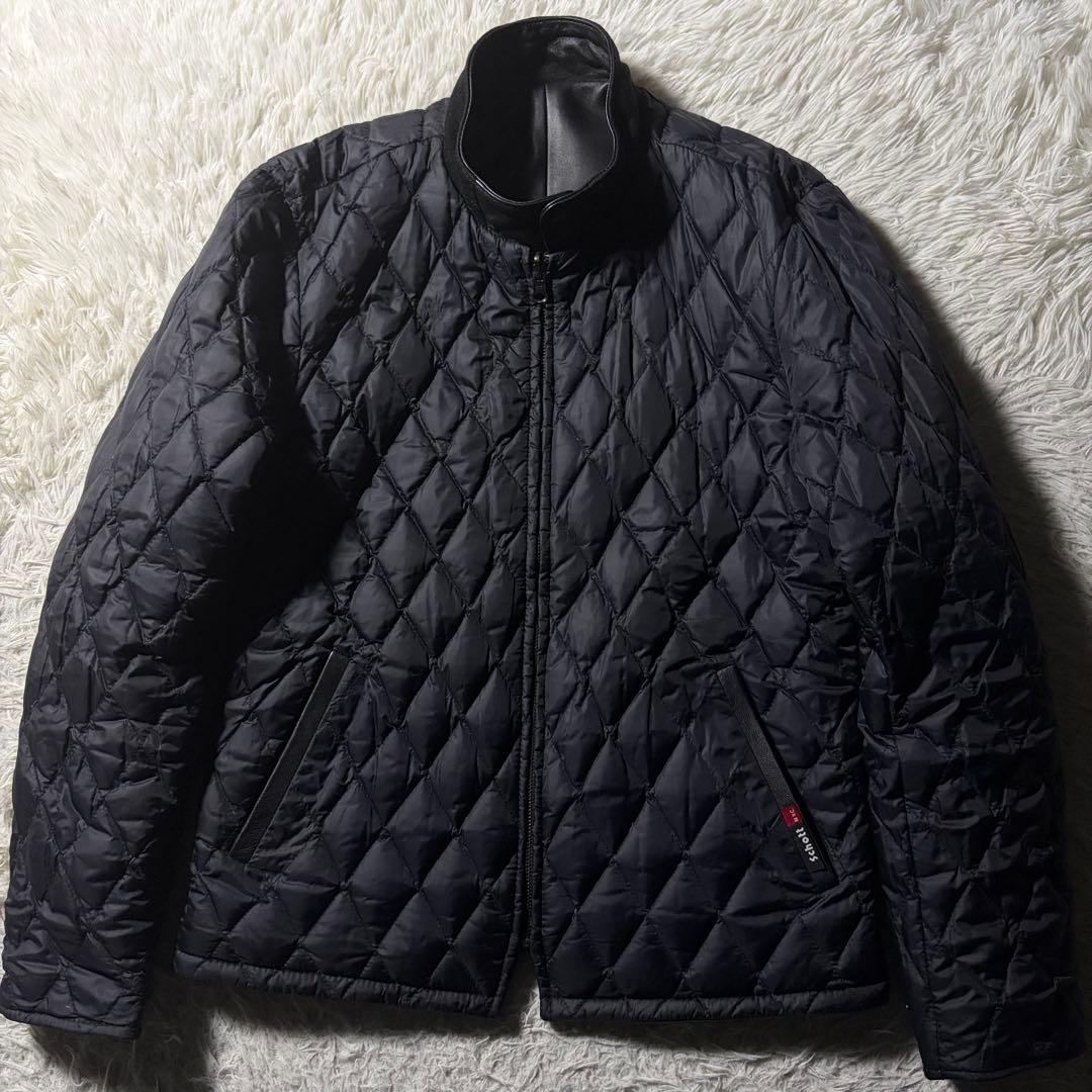I*.様 美品■schott ライダースジャケット　リバーシブル　キルティング