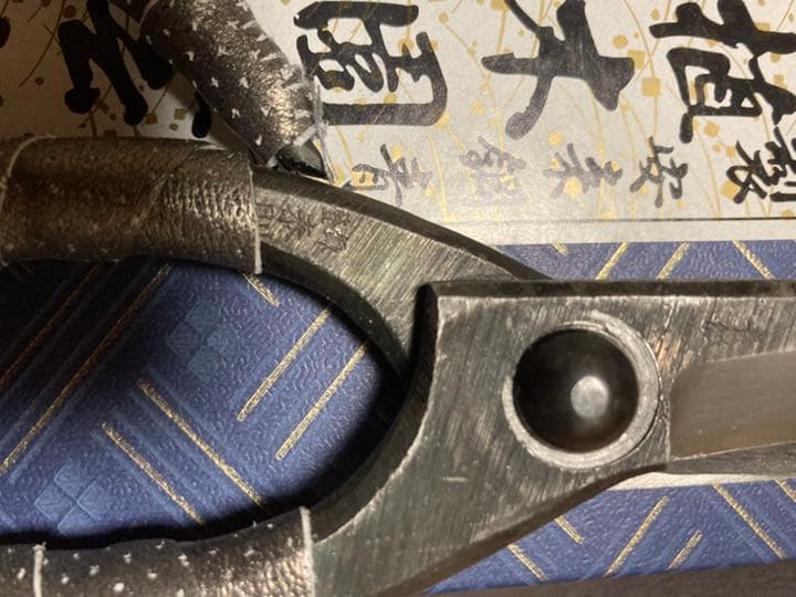 本職愛用品 安来青鋼鍛造 本革仕様 大久保鋏 裏スキ 植木鋏 はさみ