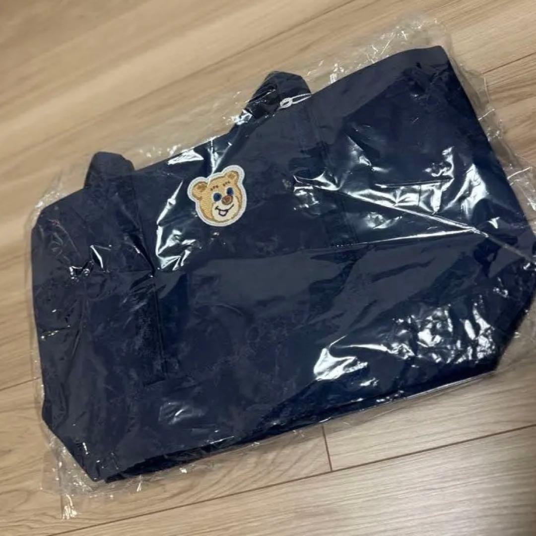 オールドテディ FEILER ネイビー ワッペントートバッグ