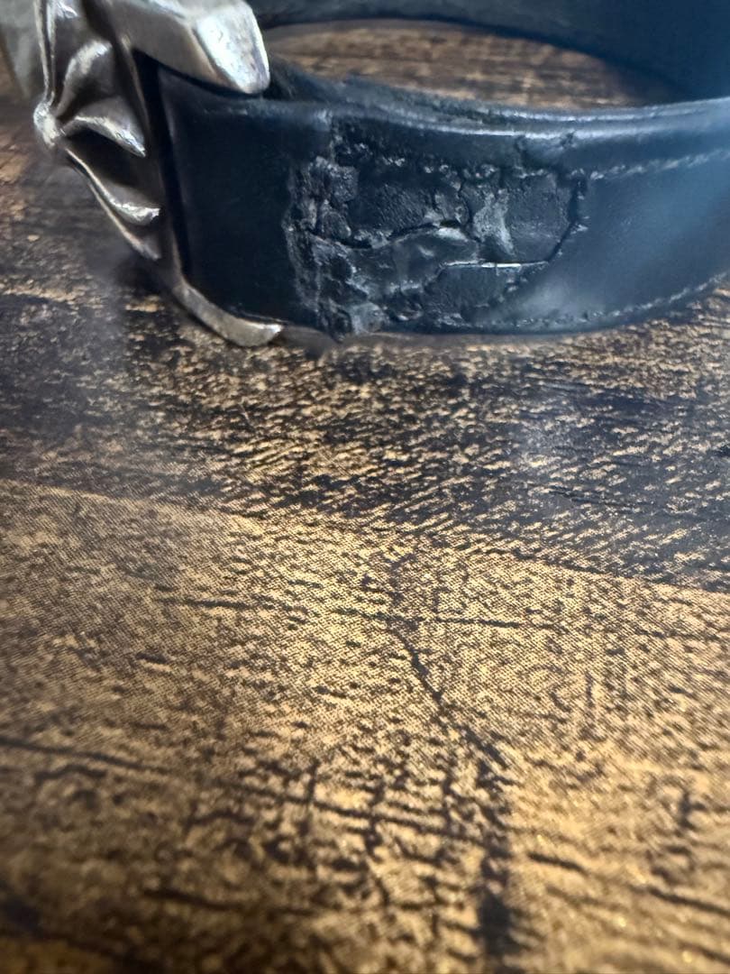 CHROME HEARTS HARNESS CLASP レザーブレスレット