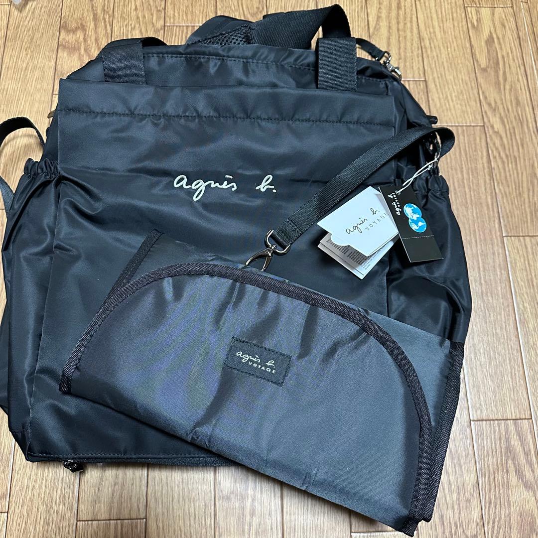 agnes b.アニエスベー トートバッグバックパック 2wayマザーズバッグ