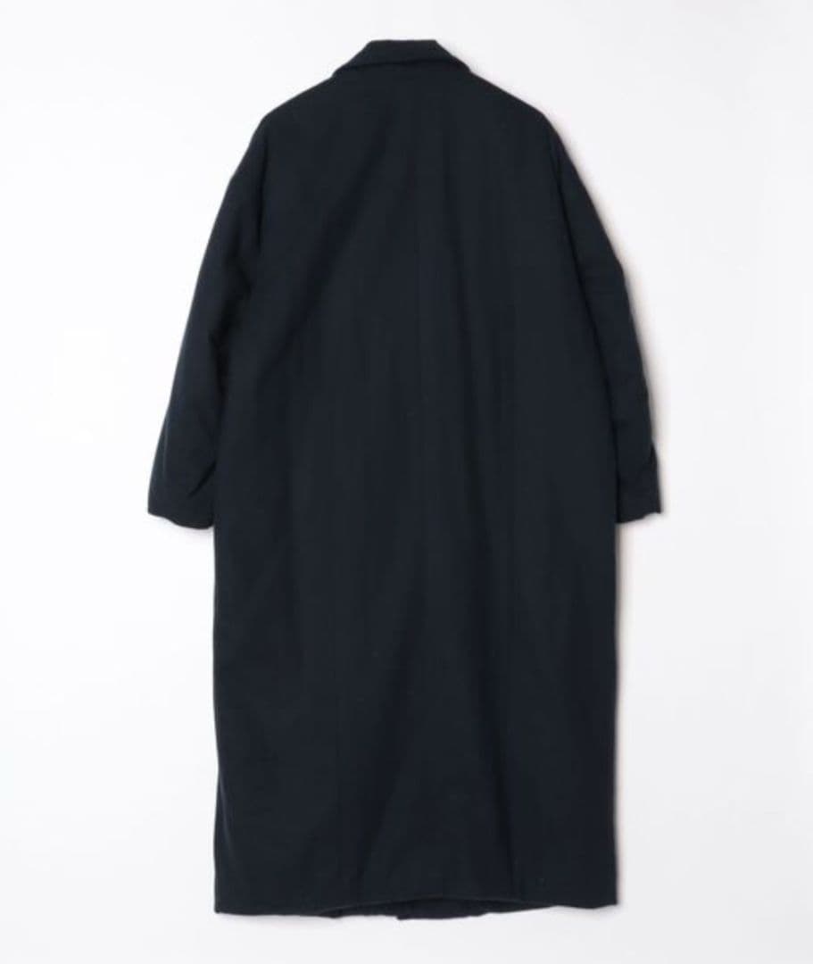 21AW WOOL DOWN LONG COATダウンコートネイビー　クラネ