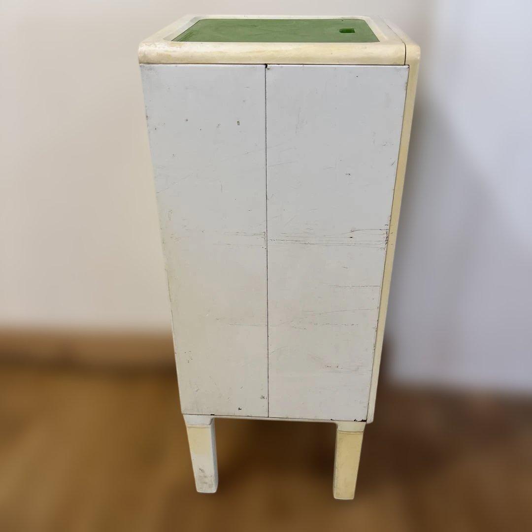 昭和レトロ　ポップ　タイガー　ストライプ　米びつ ライスストッカー