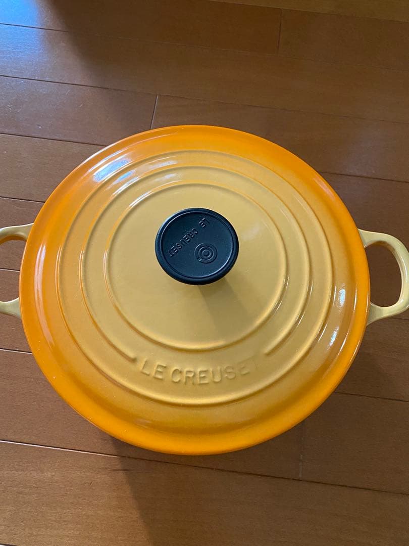 LE CREUSET ココットロンド24cm オレンジ
