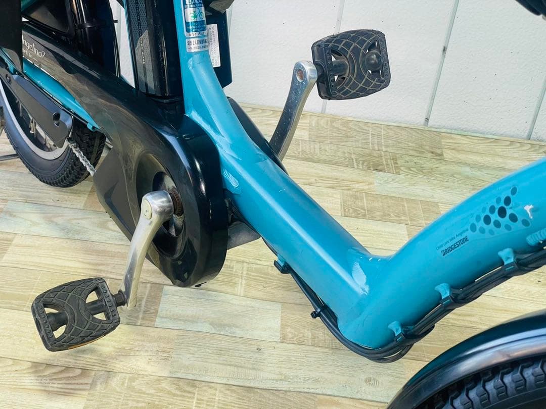 3150ブリヂストン8.7アンペア20インチ子供乗せ　電動アシスト自転車