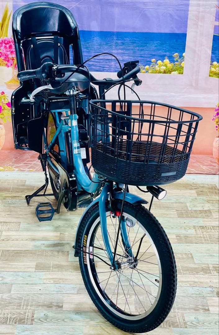 大人気PASバビー ⭐️ヤマハ最上級モデル！子供乗せ電動アシスト自転車Y2714