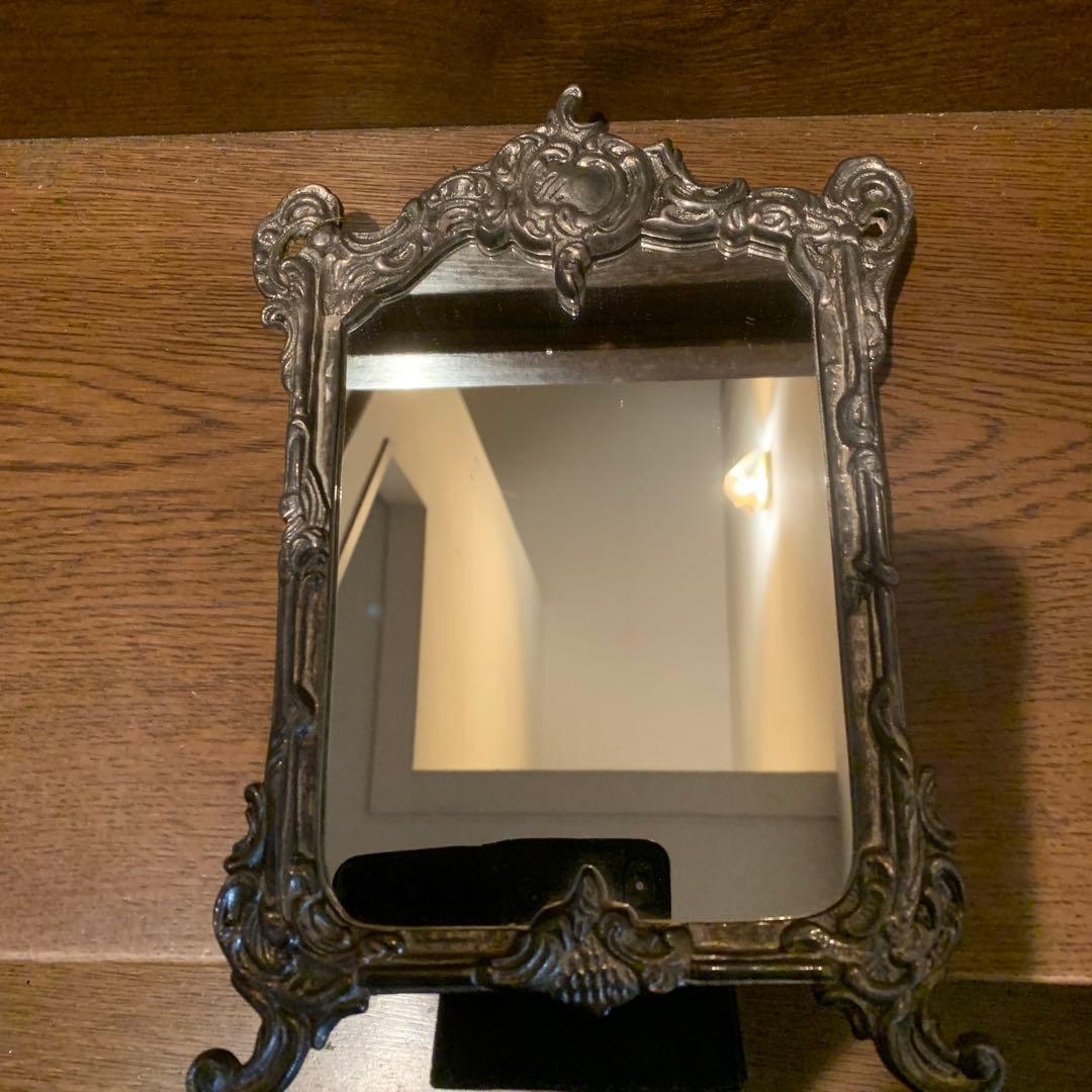 アンティーク　フォトフレーム風　鏡