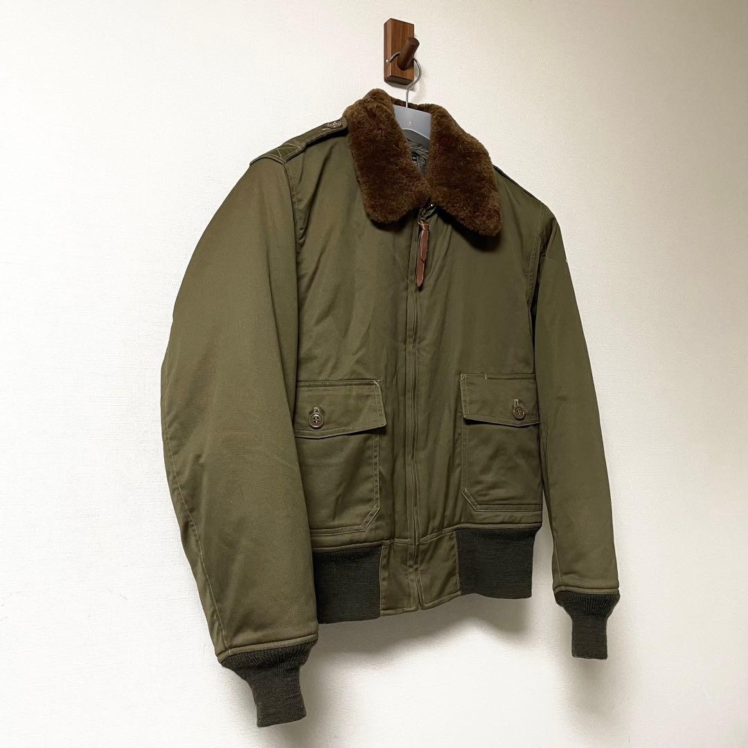 国内正規品 バズリクソンズ B-10 フライトジャケット アルパカライニング