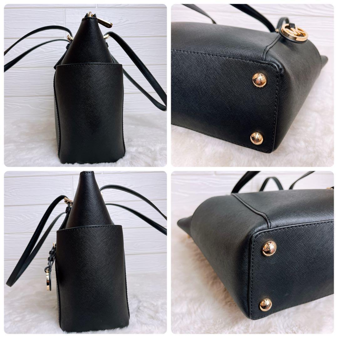 極美品☆MICHAEL KORSマイケルコース トートバッグ ブラック大容量
