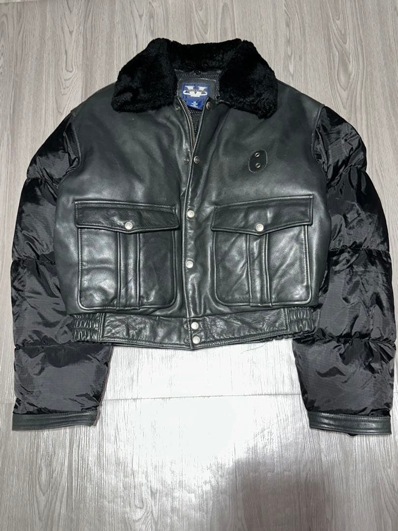 【90's vintage】G-1 leather down jacket